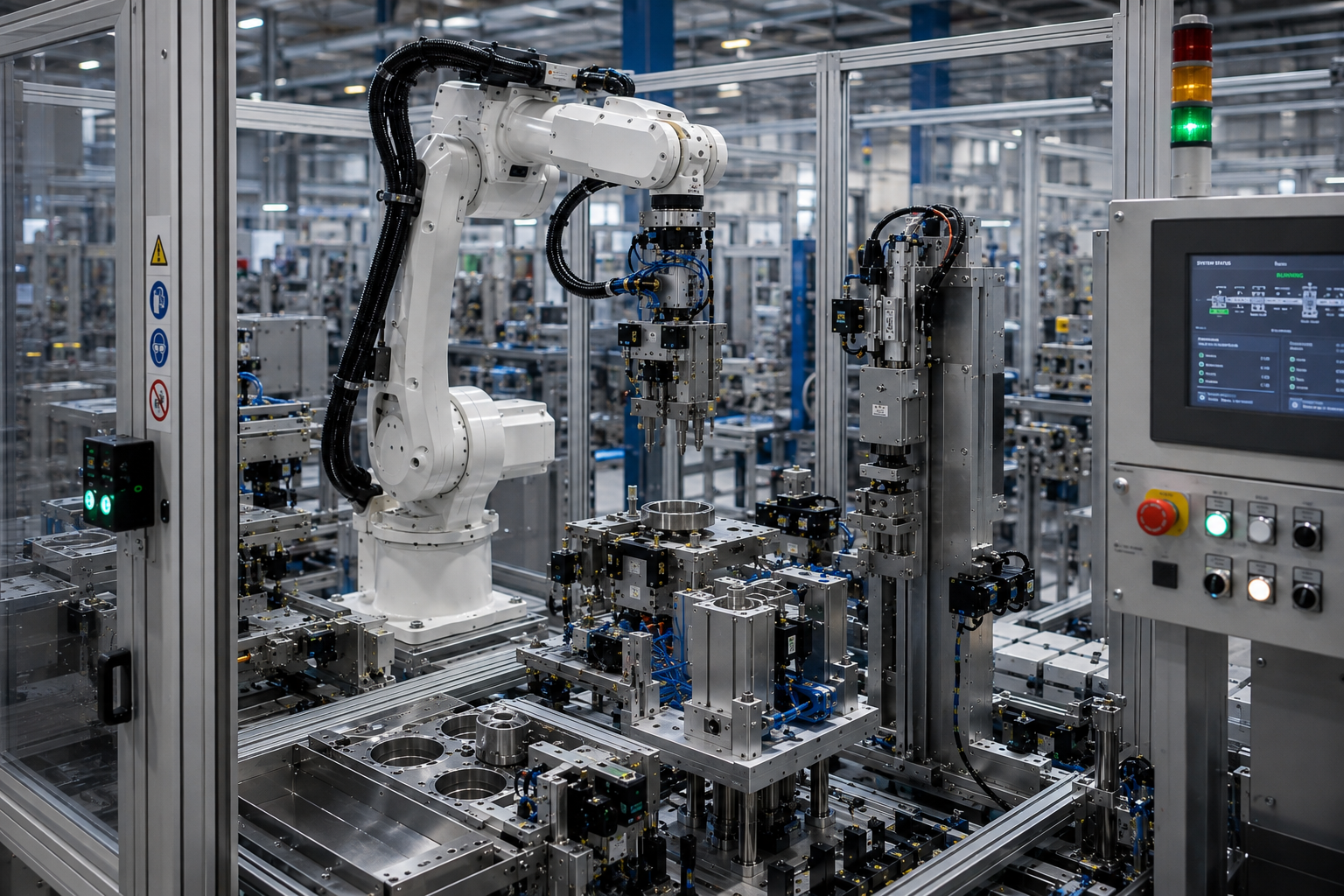 Robotic industrial automation system
